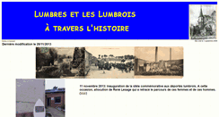 Desktop Screenshot of lumbres.net
